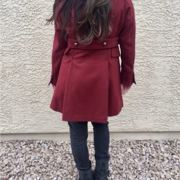 Steve Madden Military Coat Red - Picture 4 of 10